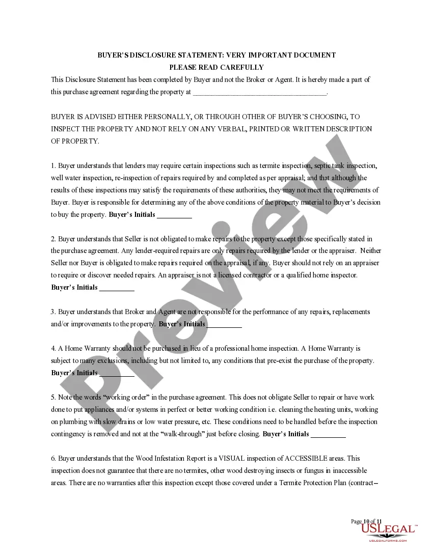 Preview Residential Purchase Agreement: General Financed Contract