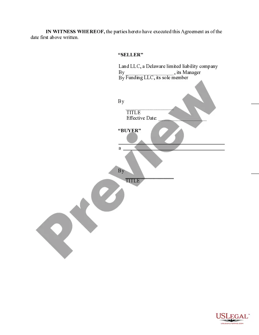Preview Purchase Agreement between Buyer and Seller LLC