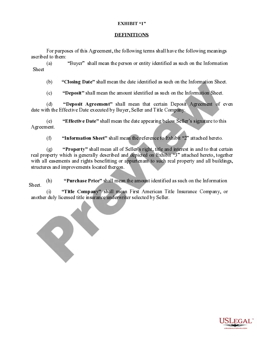 Preview Purchase Agreement between Buyer and Seller LLC