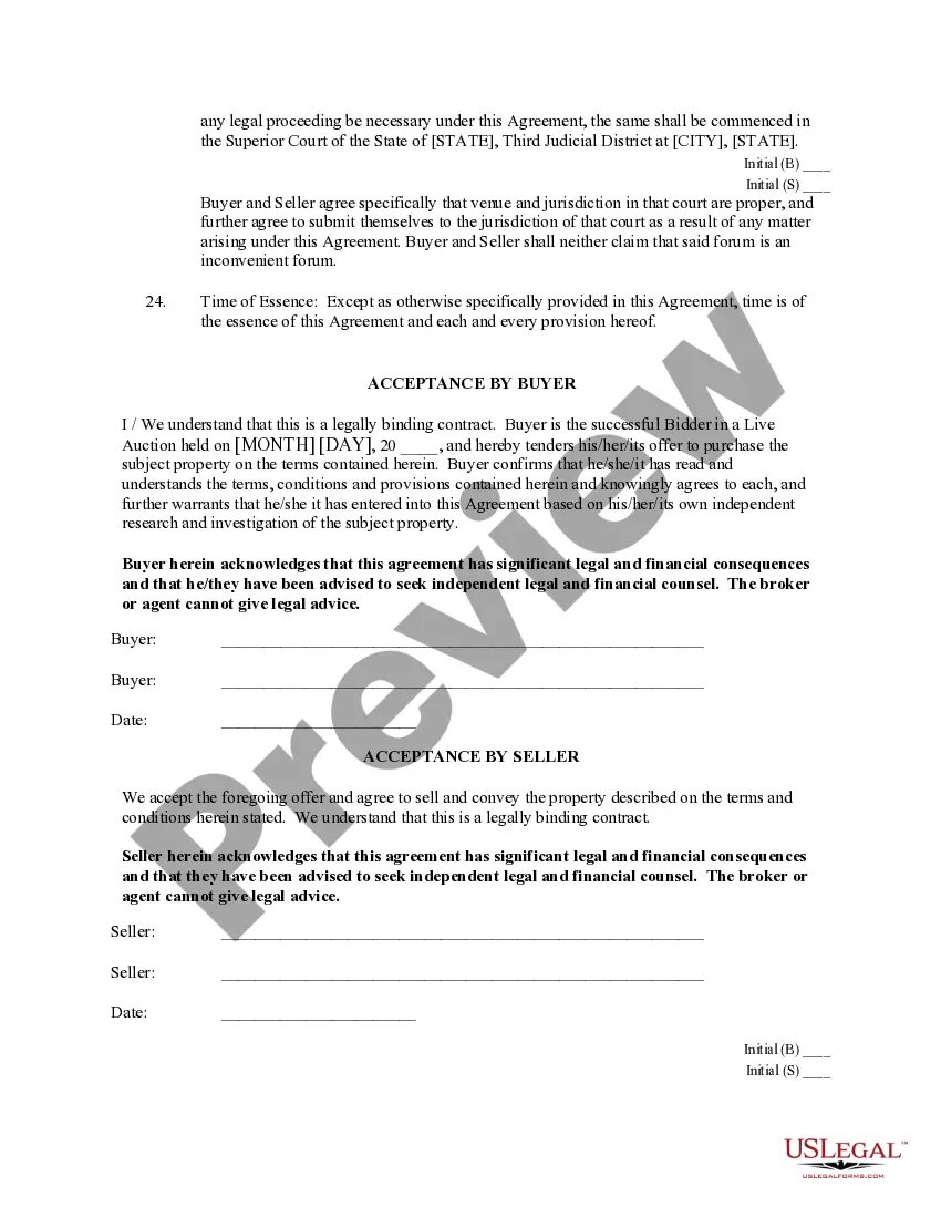 Get Purchase and Sale Agreement - Real Property Auction Preview Purchase and Sale Agreement - Real Property Auction
