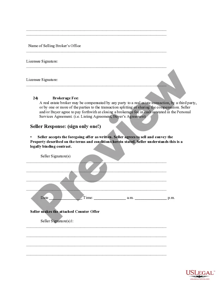 Preview Purchase and Sale Agreement Form