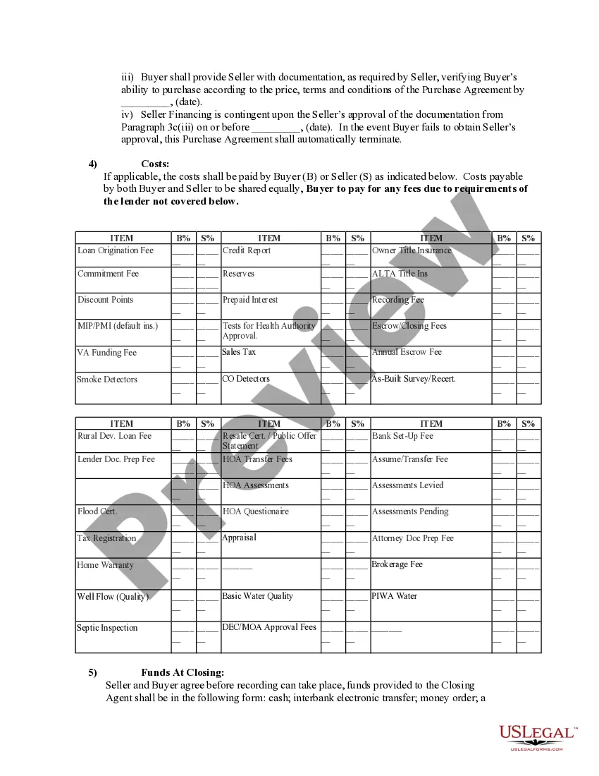 Preview Purchase and Sale Agreement Form