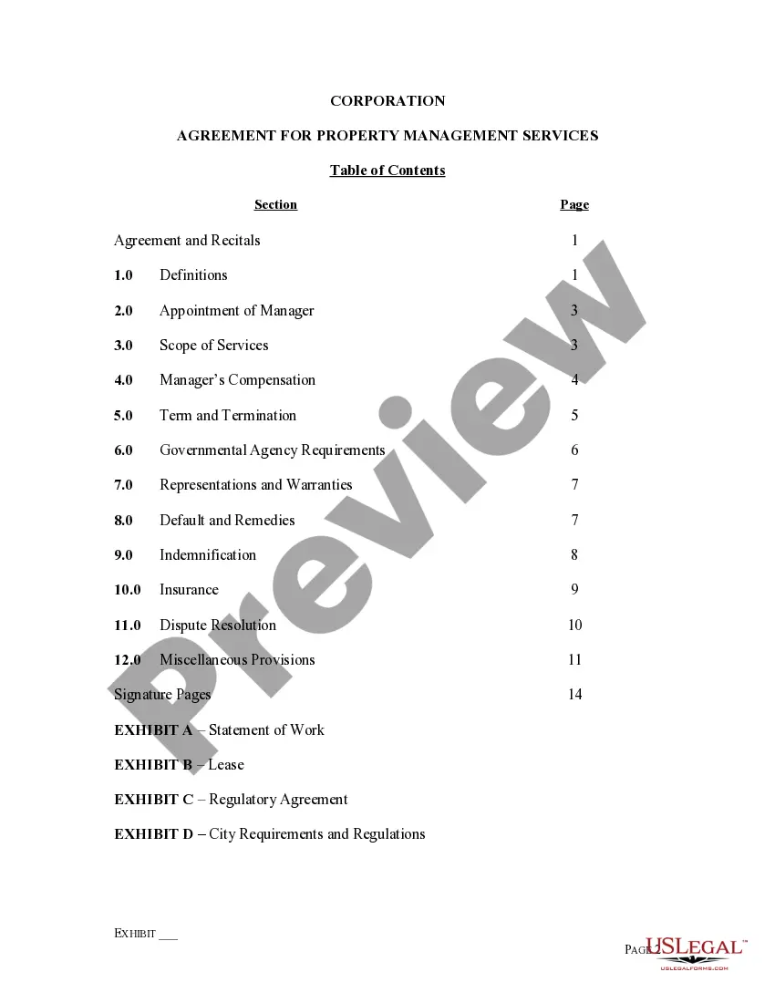 Get Agreement for Property Management Services Preview Agreement for Property Management Services