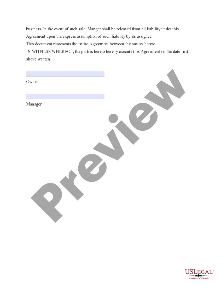 Get Property Management Agreement to assign Manager Preview Property Management Agreement to assign Manager