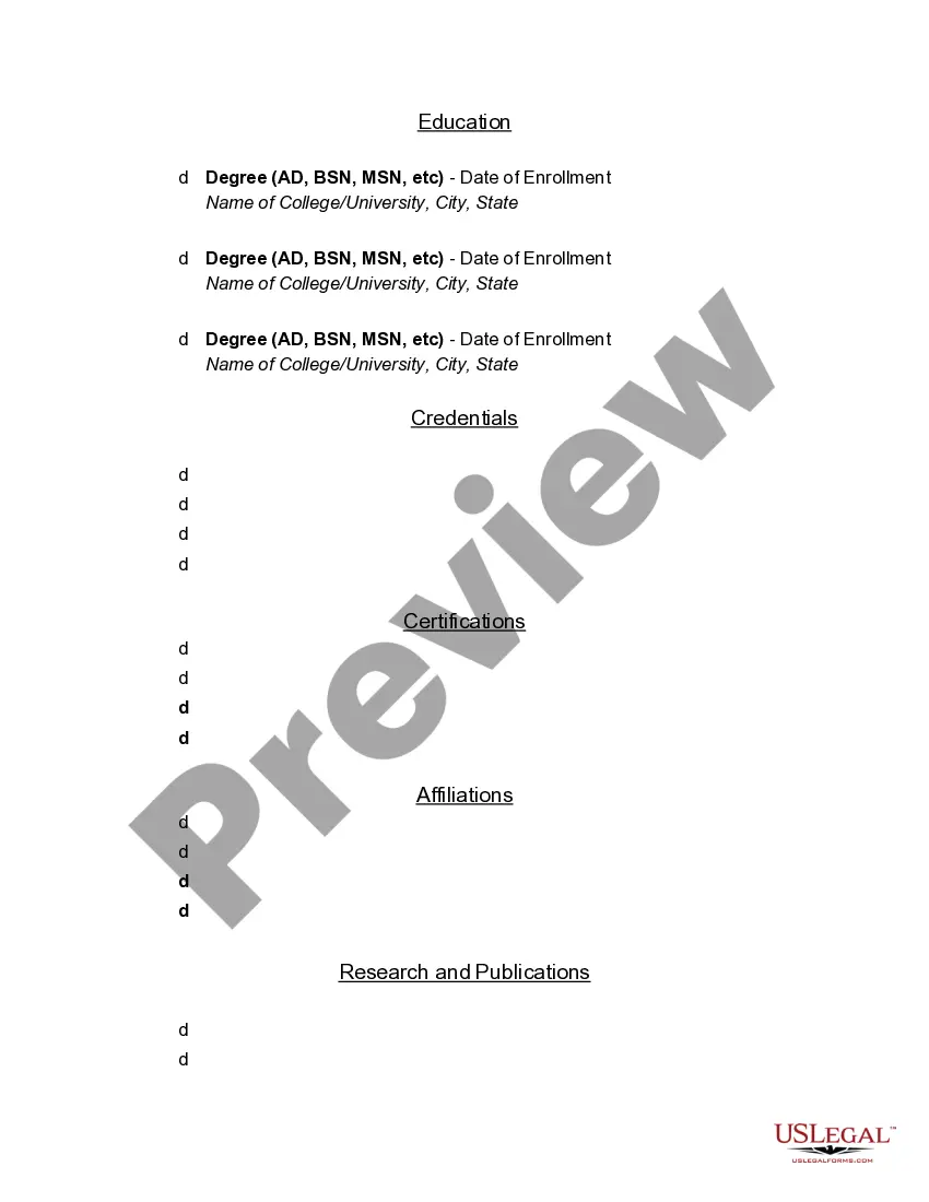 Get Resume for RN Preview Resume for RN