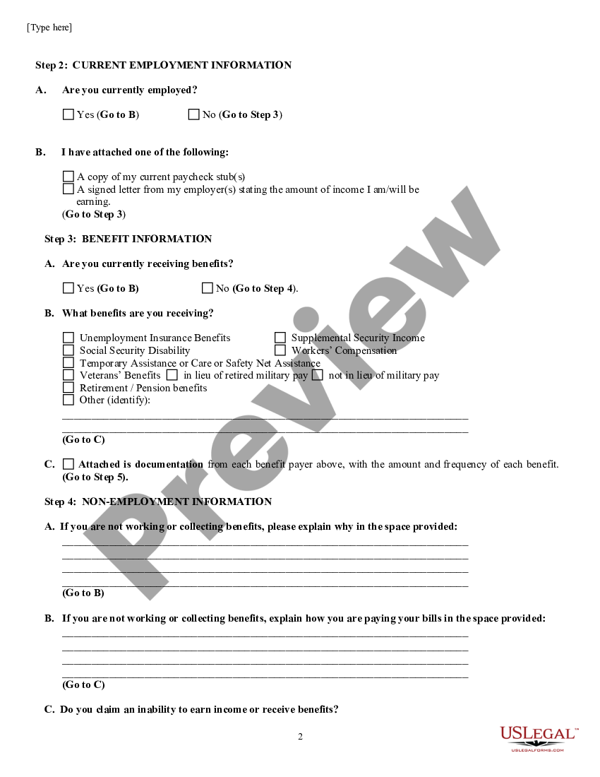 Financial Disclosure Affidavit US Legal Forms