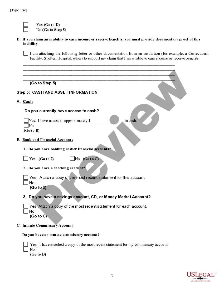 Preview Financial Disclosure Affidavit