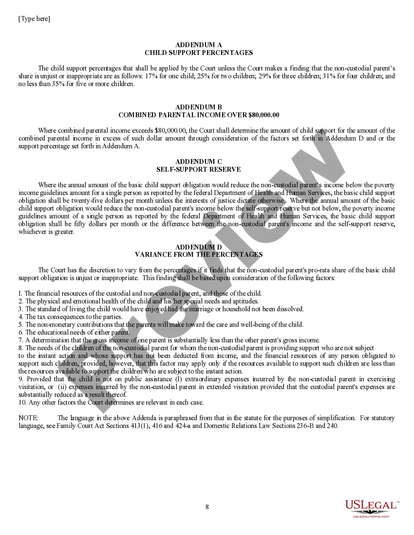 Preview Financial Disclosure Affidavit