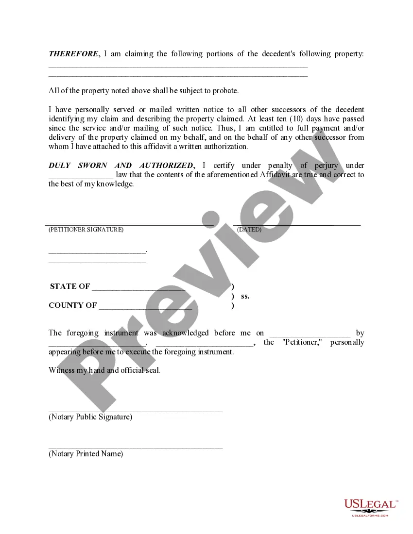 Get Affidavit of Death Preview Affidavit of Death