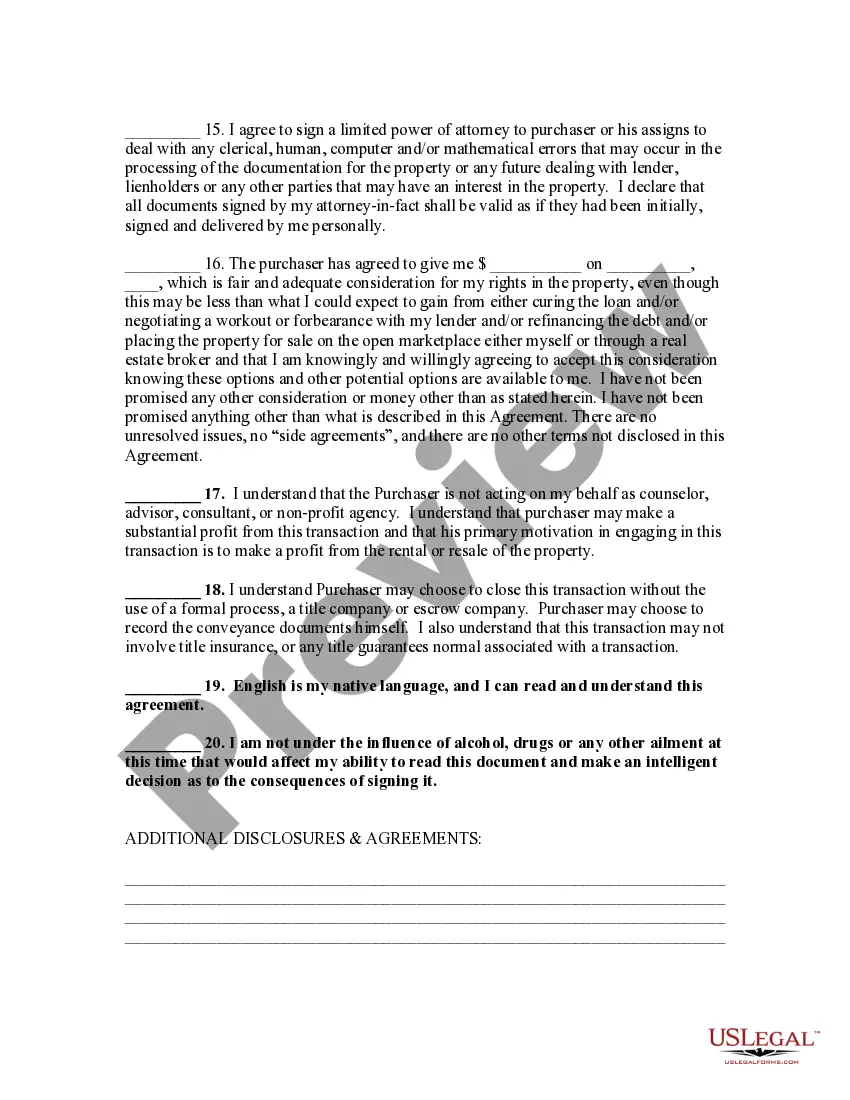 Get Affidavit of Understanding & Addendum to Purchase Agreement Preview Affidavit of Understanding & Addendum to Purchase Agreement