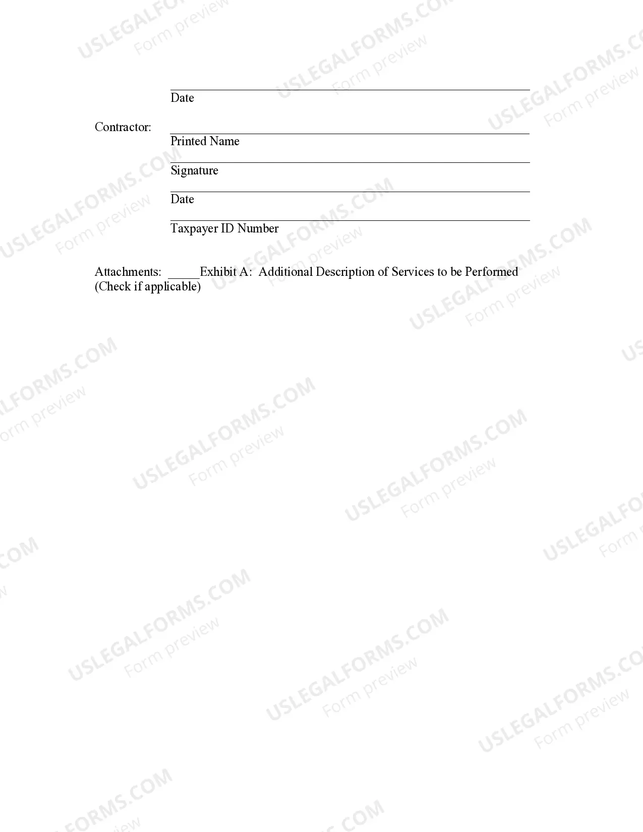 Preview Independent Contractor Agreement