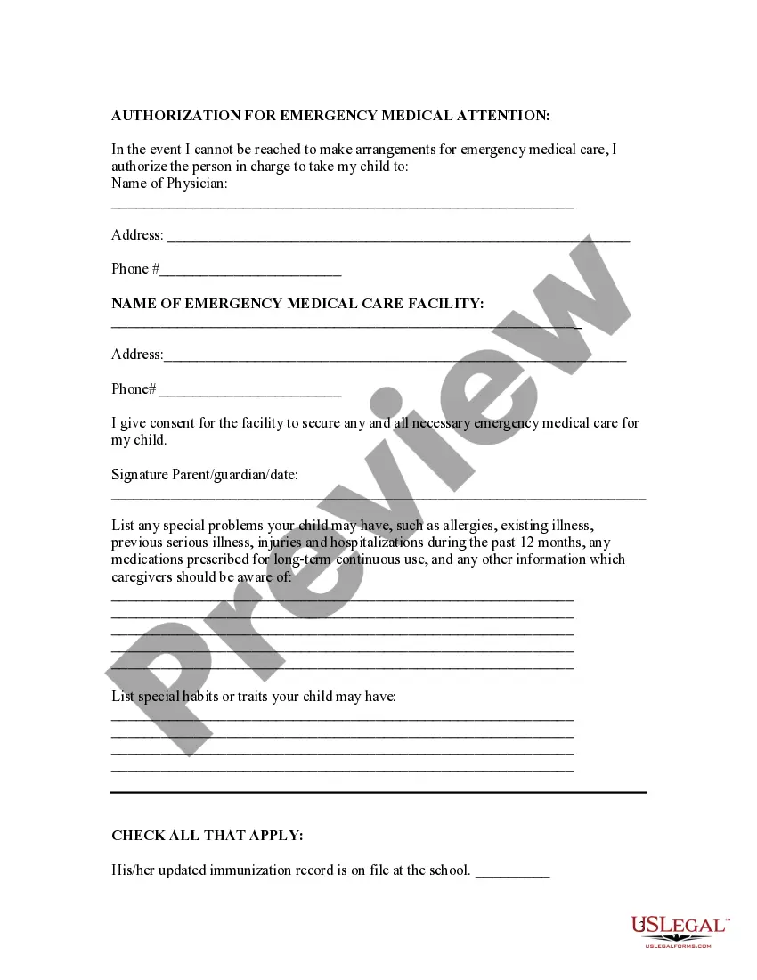 Preview Camp Registration Form