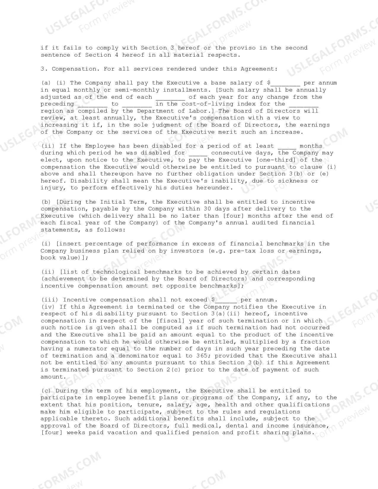 Preview Employment Agreement for Founder - Entrepreneur