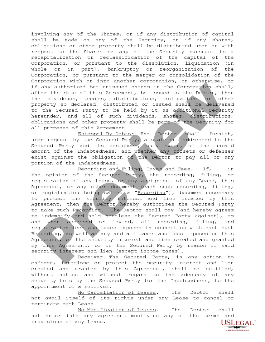 Get Security Agreements Cooperative Apartments and Variations Preview Security Agreements Cooperative Apartments and Variations