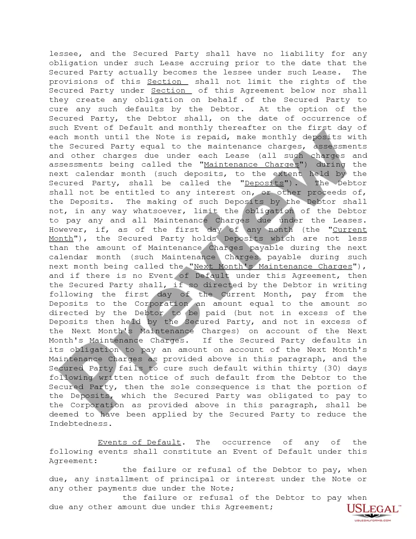 Get Security Agreements Cooperative Apartments and Variations Preview Security Agreements Cooperative Apartments and Variations