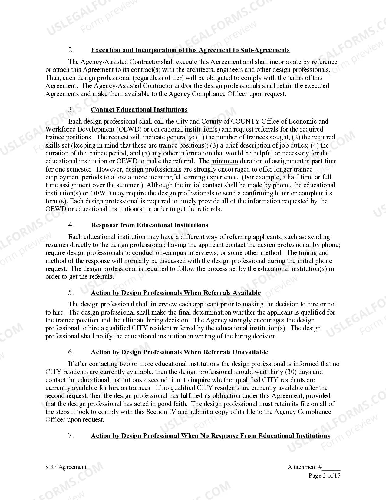 Preview Small Business Enterprise Agreement