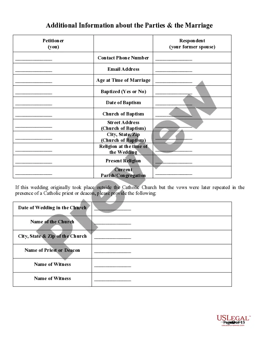 Get Petition for a Formal Marriage Case Preview Petition for a Formal Marriage Case