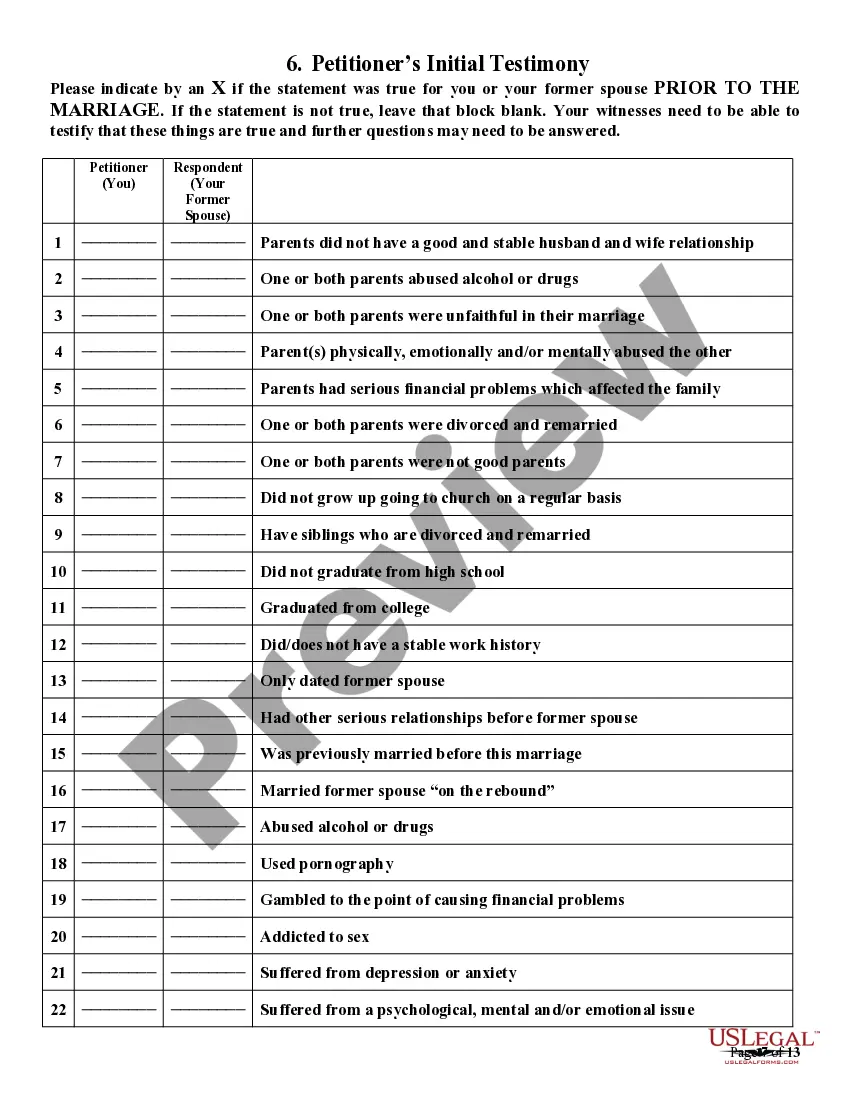 Get Petition for a Formal Marriage Case Preview Petition for a Formal Marriage Case