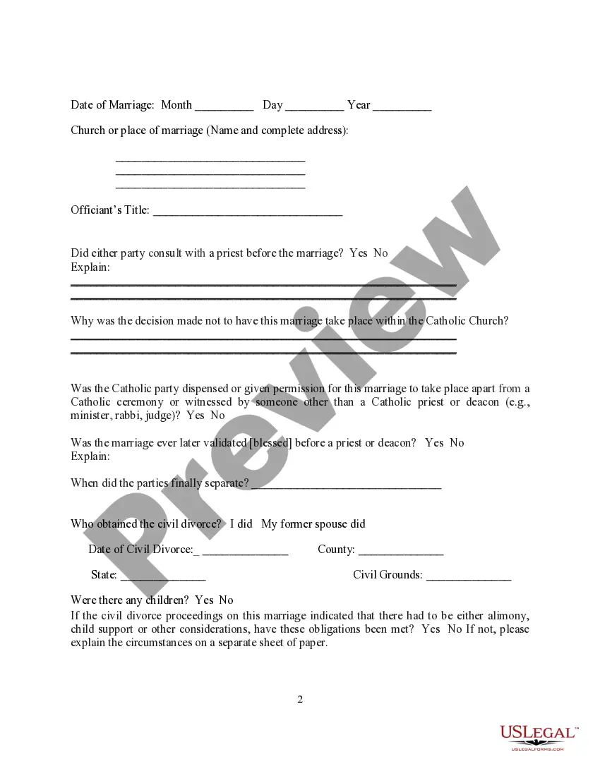 Get Petition for a Decree of Lack of Canonical Form Preview Petition for a Decree of Lack of Canonical Form