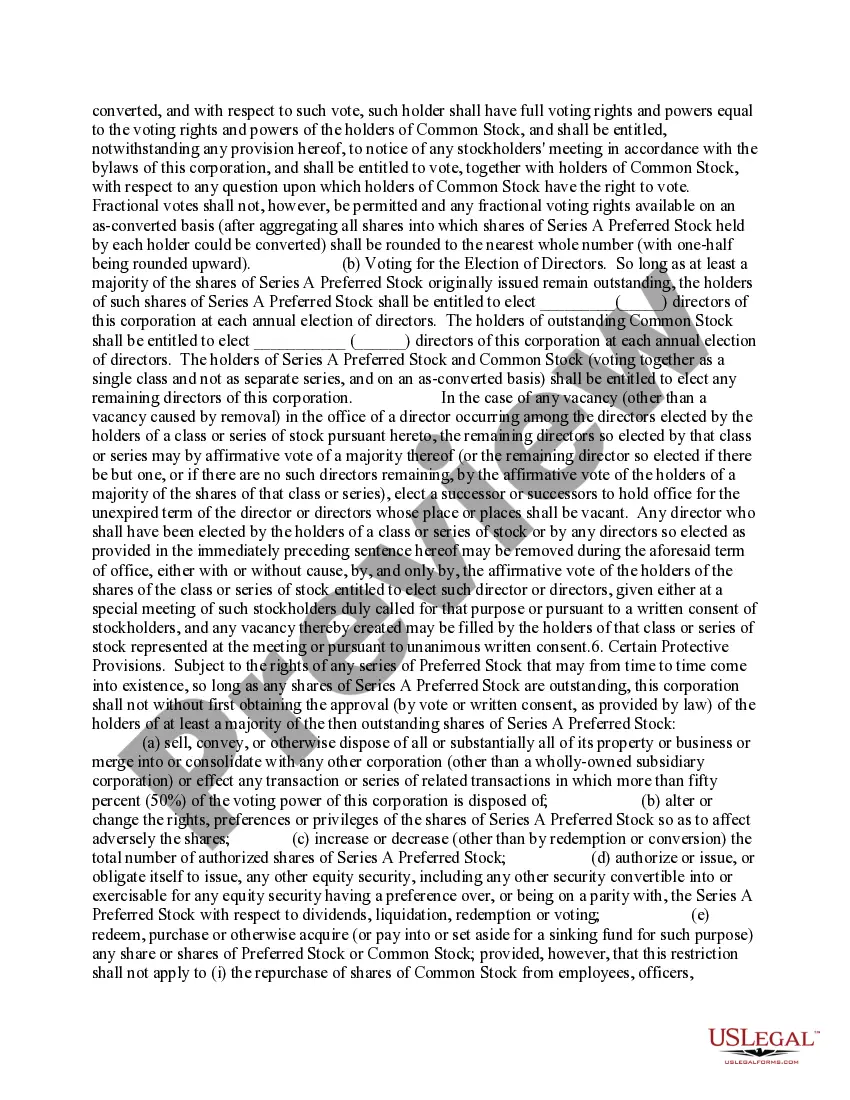 Get Restated Certificate of Incorporation Preview Restated Certificate of Incorporation