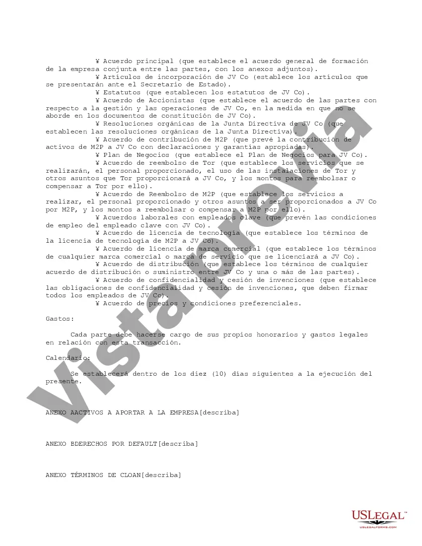 Get Forma alternativa de hoja de términos/carta de intención para empresas conjuntas de tecnología Preview Forma alternativa de hoja de términos/carta de intención para empresas conjuntas de tecnología