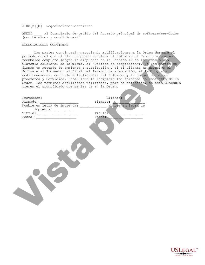 Preview Negociaciones en curso