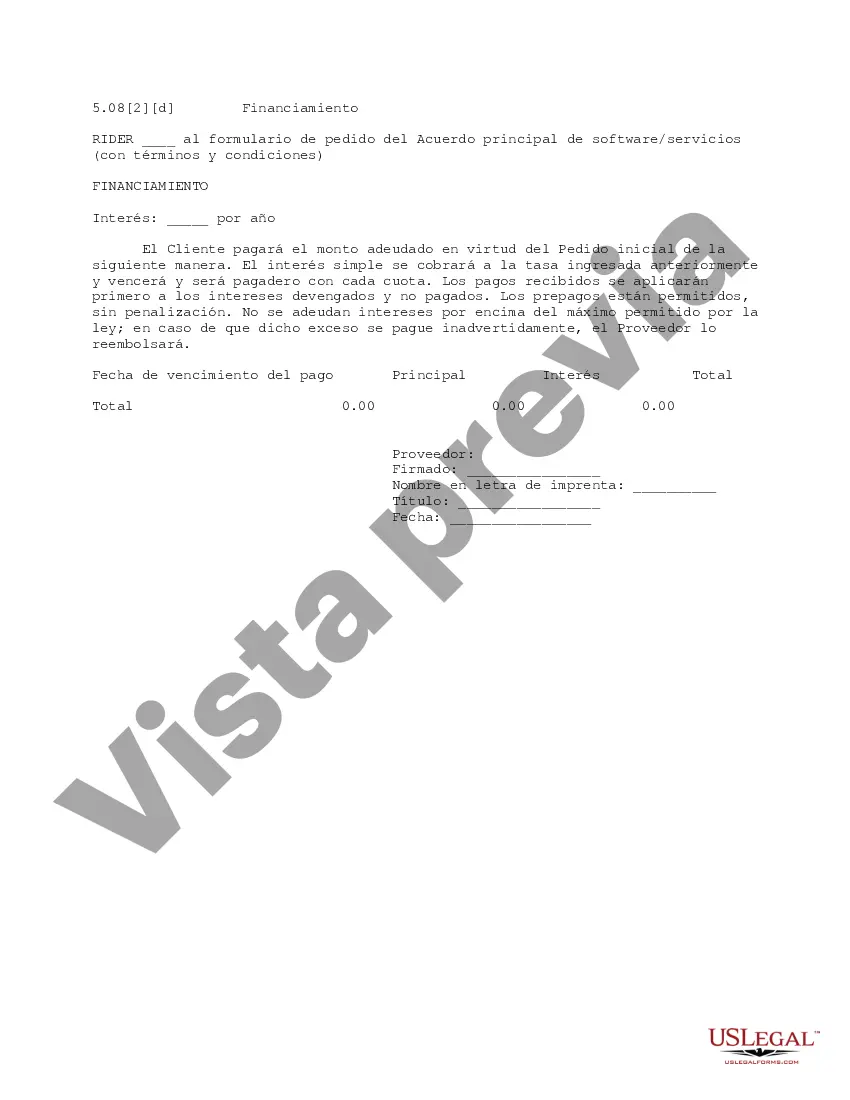 Preview Financiación