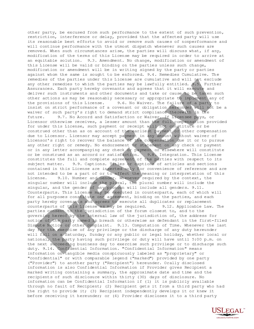 Get Technology License Preview Technology License
