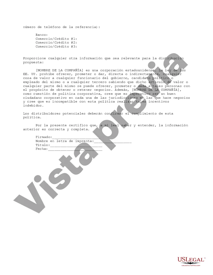 Preview Cuestionario de Candidatos a Distribuidores Internacionales