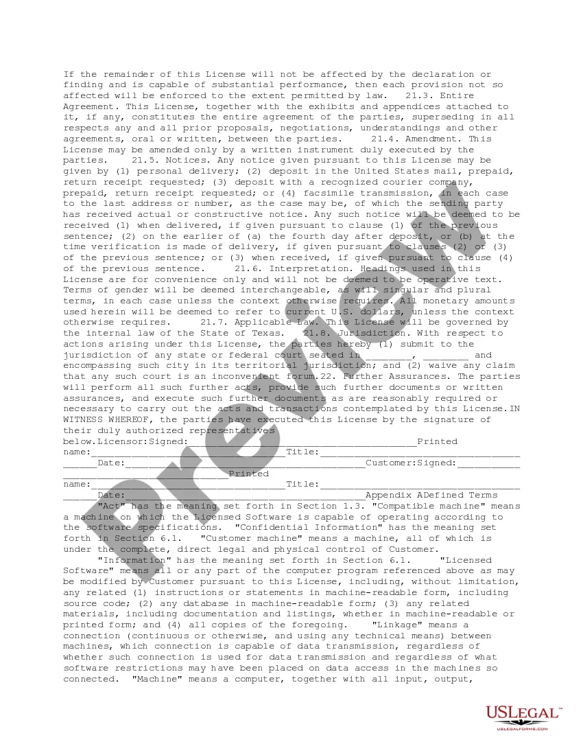 Get Software License Agreement Preview Software License Agreement