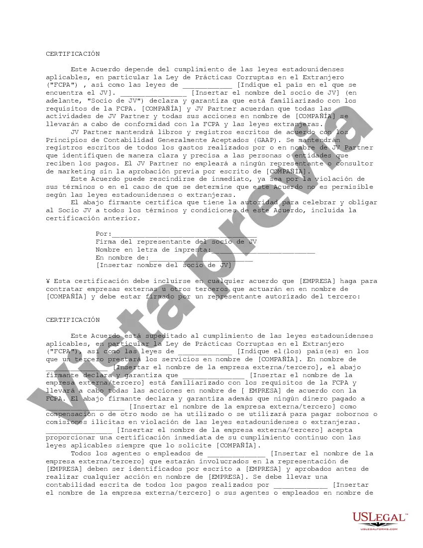 Preview Ley de Prácticas Corruptas en el Extranjero - Política Corporativa