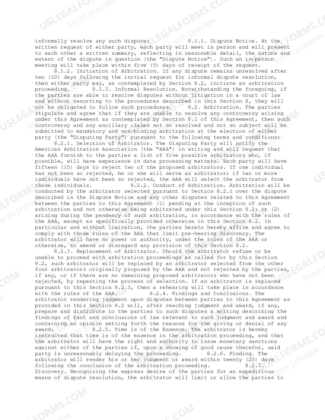 Preview Employment Agreement