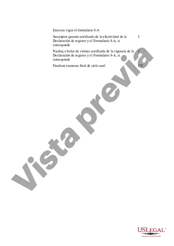 Get Cronograma de tiempo y responsabilidad de la OPI Preview Cronograma de tiempo y responsabilidad de la OPI