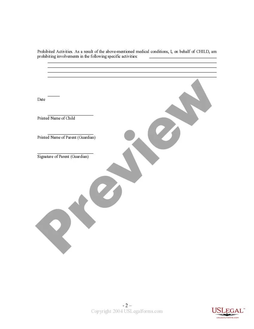 Get Waiver and Release From Liability For Minor Child for Ice Skating Rink Preview Waiver and Release From Liability For Minor Child for Ice Skating Rink