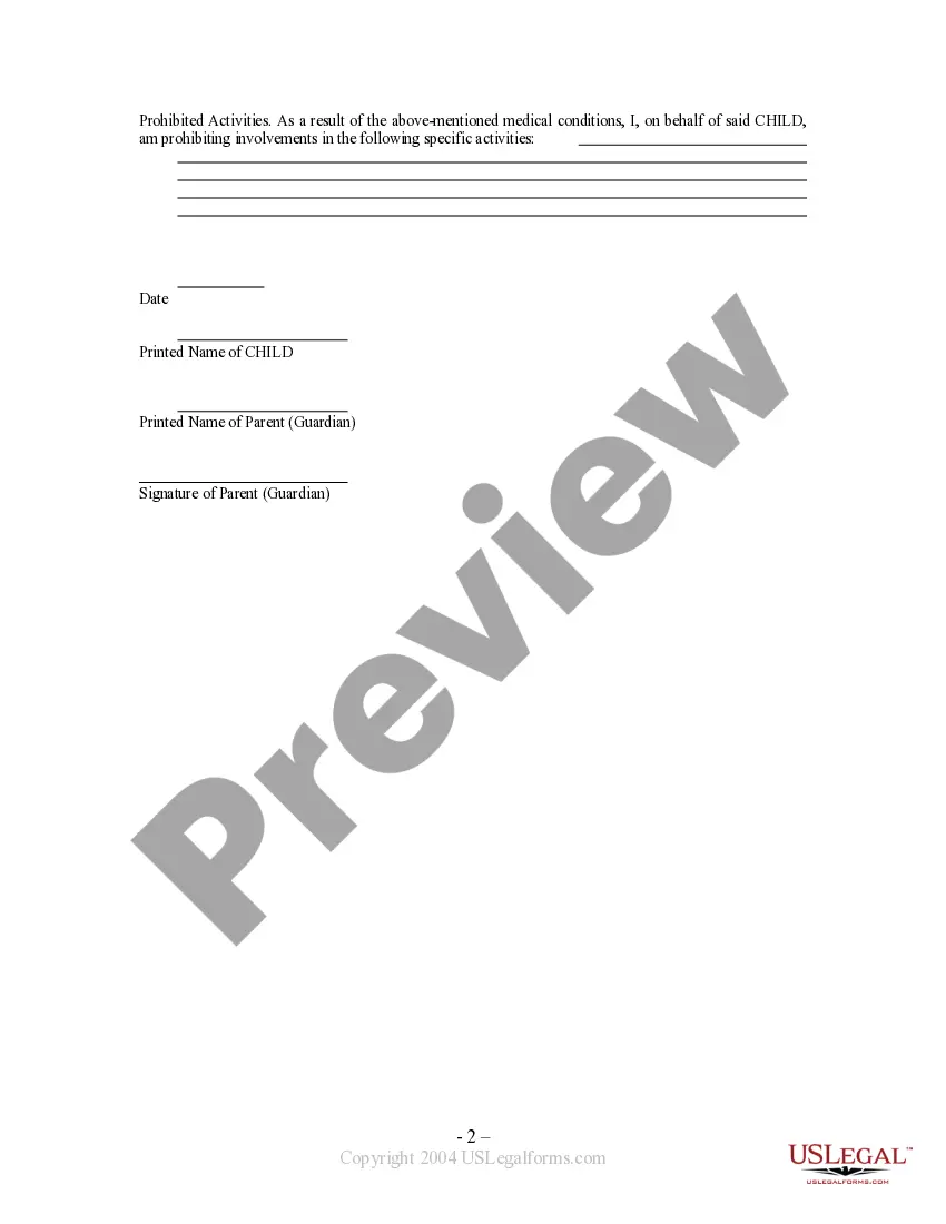 Get Waiver and Release From Liability For Minor Child for Church Function Preview Waiver and Release From Liability For Minor Child for Church Function