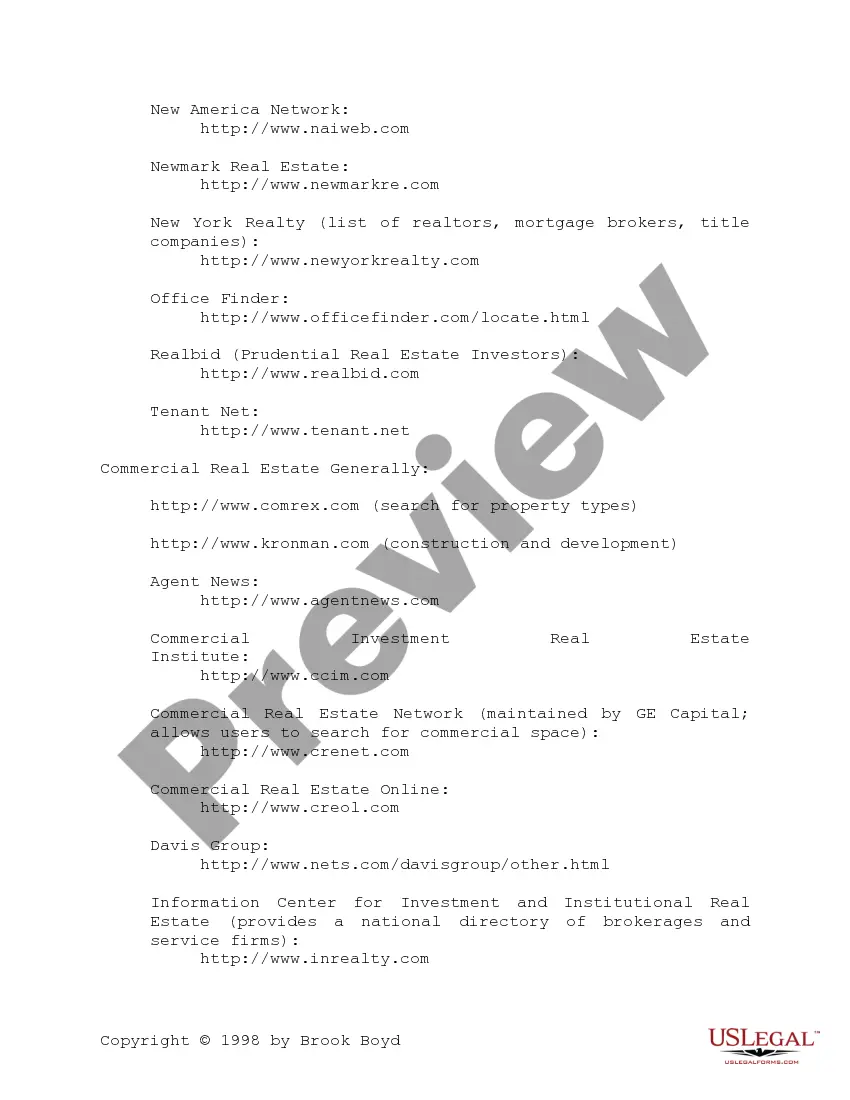 Preview Real Estate Internet Sites