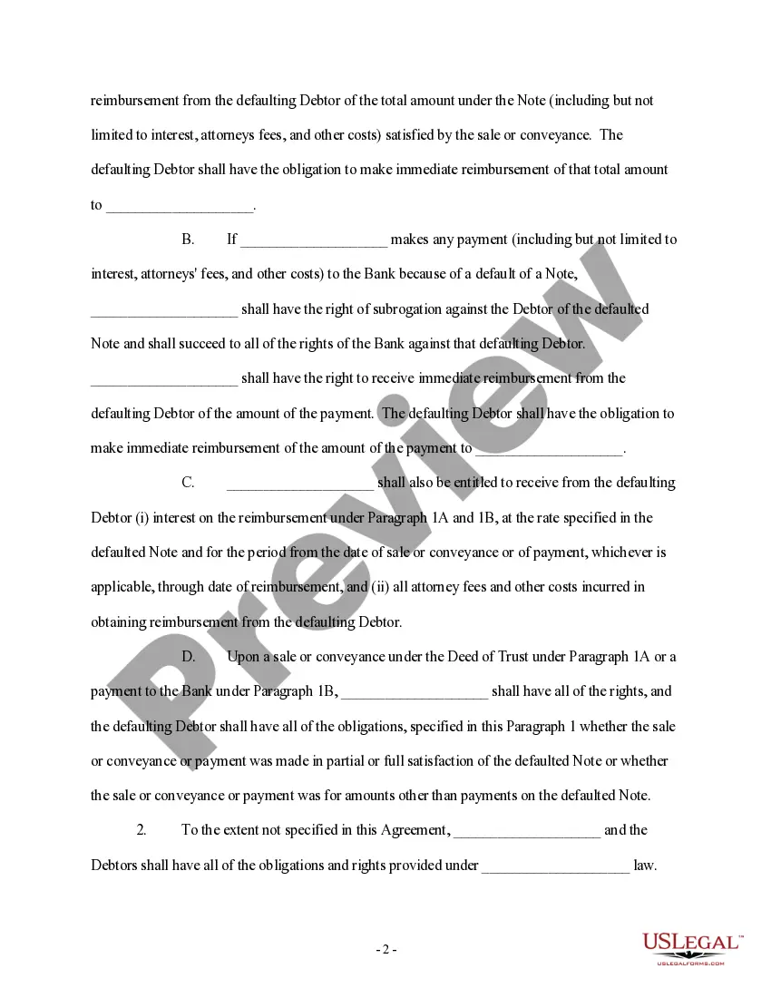 Get Agreement for Rights under Third Party Deed of Trust Preview Agreement for Rights under Third Party Deed of Trust