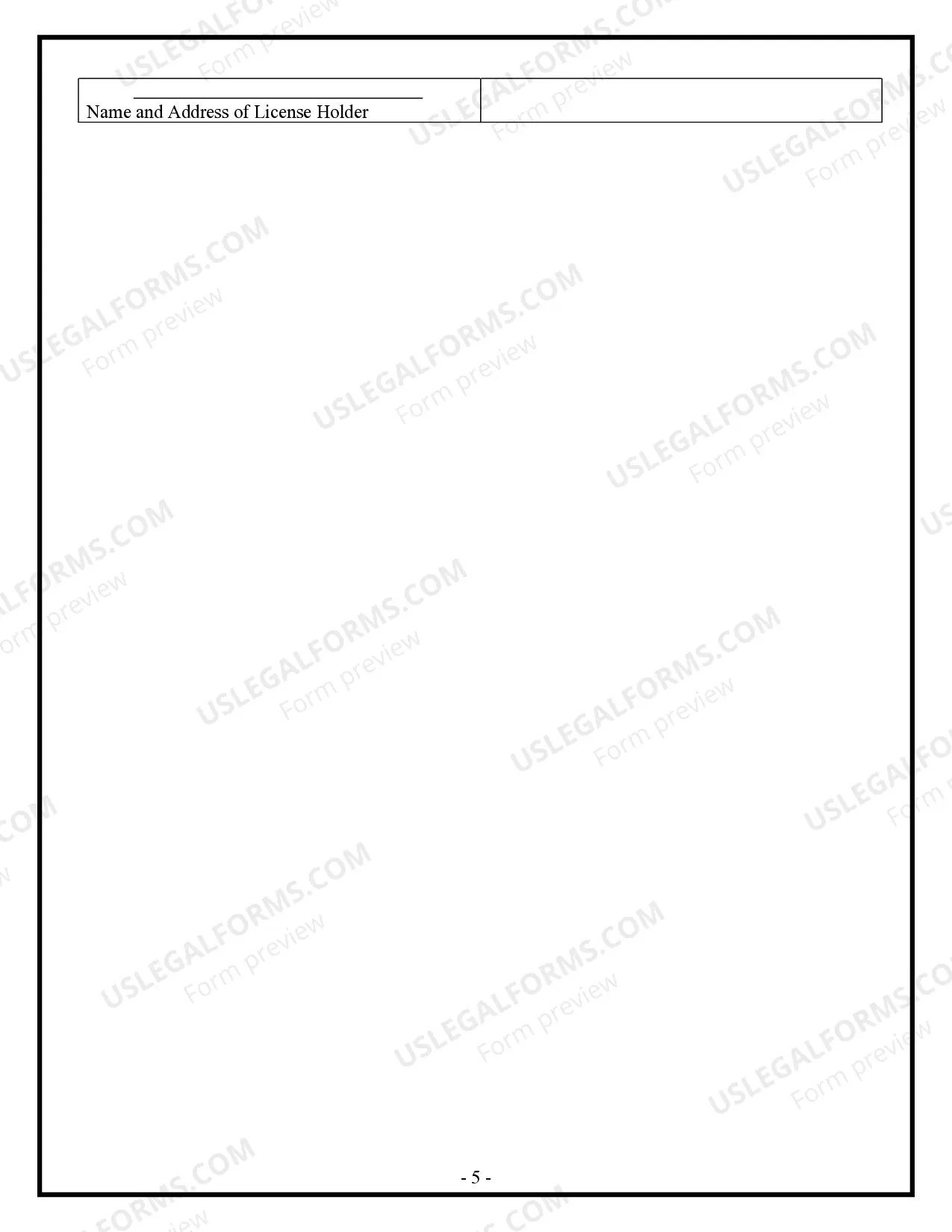 Preview Excavator Contract for Contractor