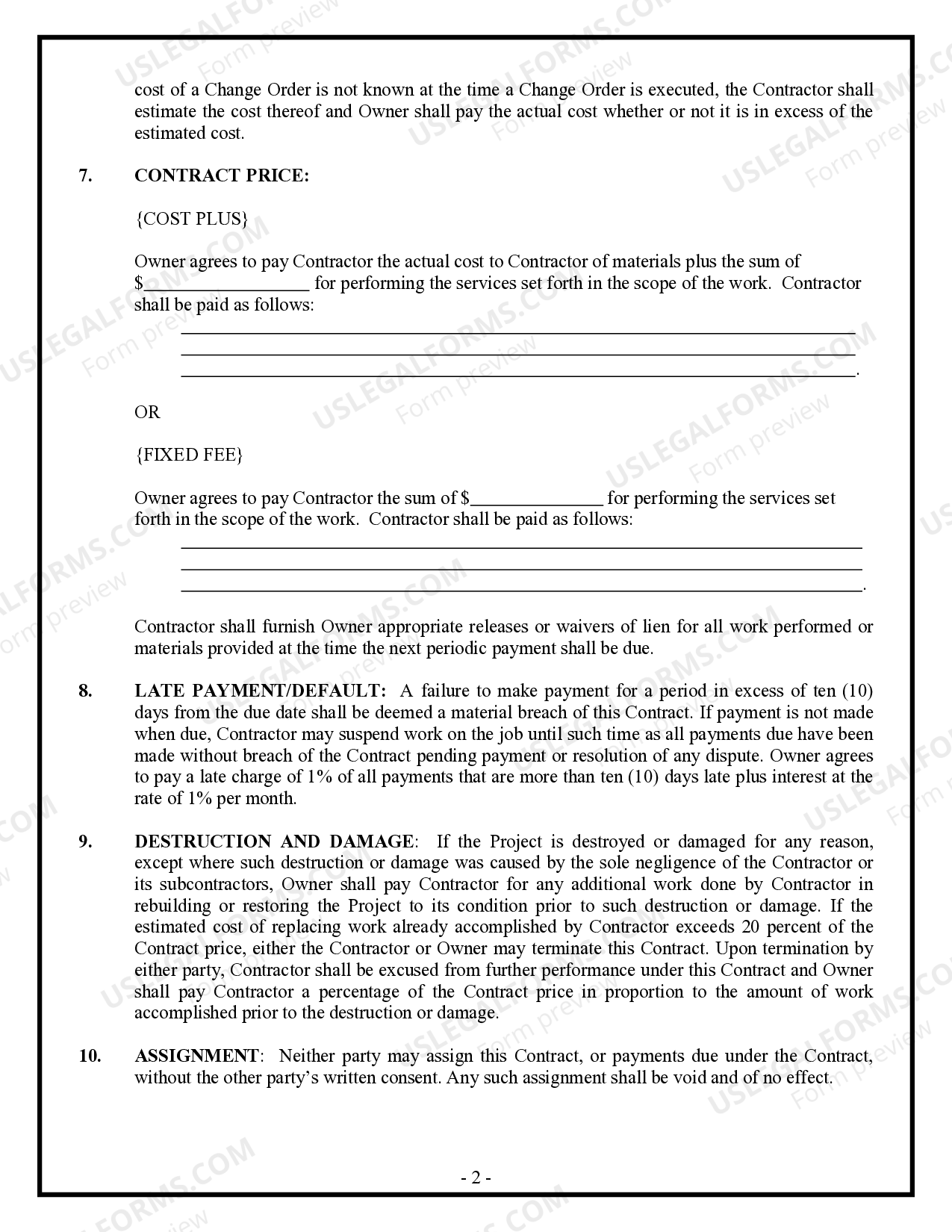 Utah Refrigeration Contract for Contractor US Legal Forms