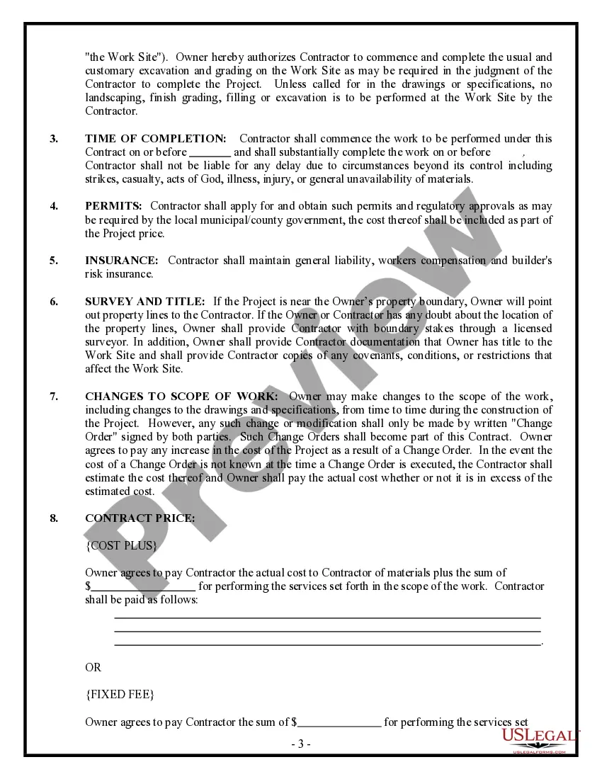 Preview Electrical Contract for Contractor