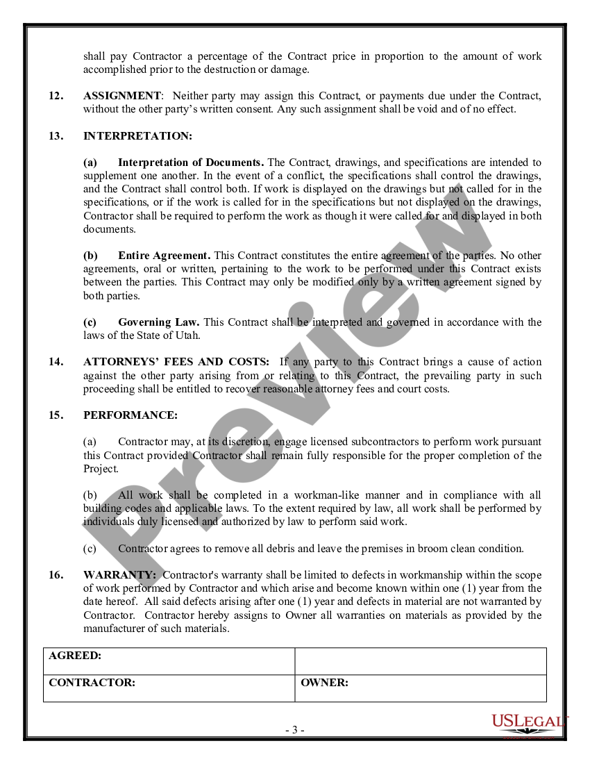 Cost Plus Building Contract Template With Word US Legal Forms