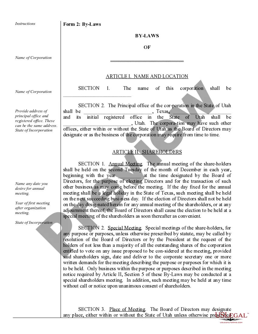 Preview Corporate Records Maintenance Package for Existing Corporations