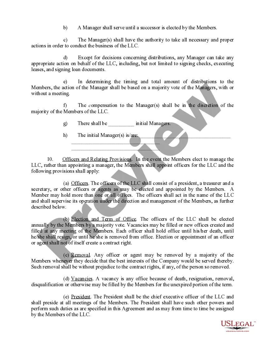 Get Limited Liability Company LLC Operating Agreement Preview Limited Liability Company LLC Operating Agreement
