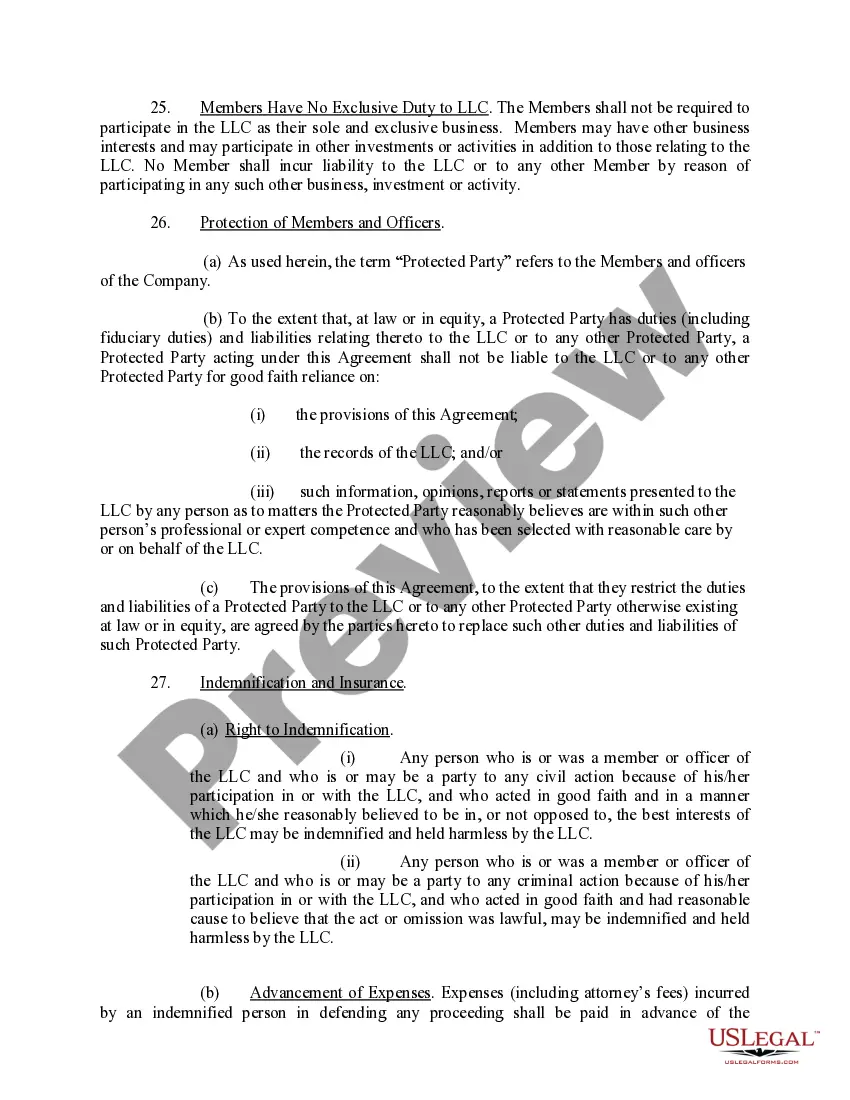 Get Limited Liability Company LLC Operating Agreement Preview Limited Liability Company LLC Operating Agreement