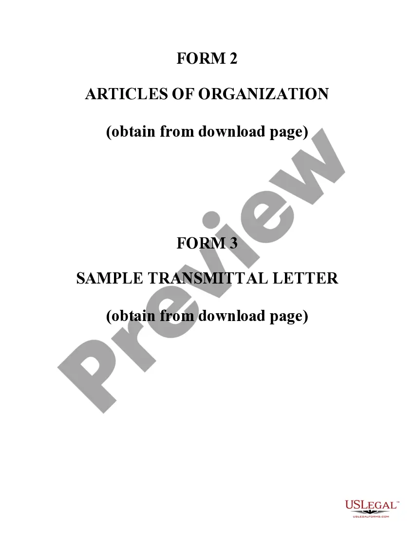 Preview Utah Professional Limited Liability Company PLLC Formation Package