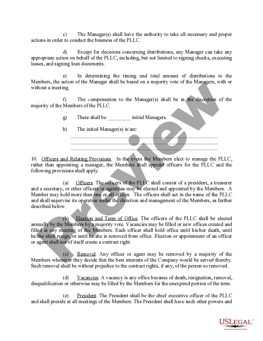 Preview Utah Professional Limited Liability Company PLLC Formation Package