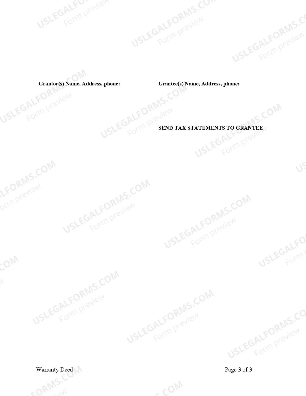 Preview Warranty Deed from Corporation to Husband and Wife