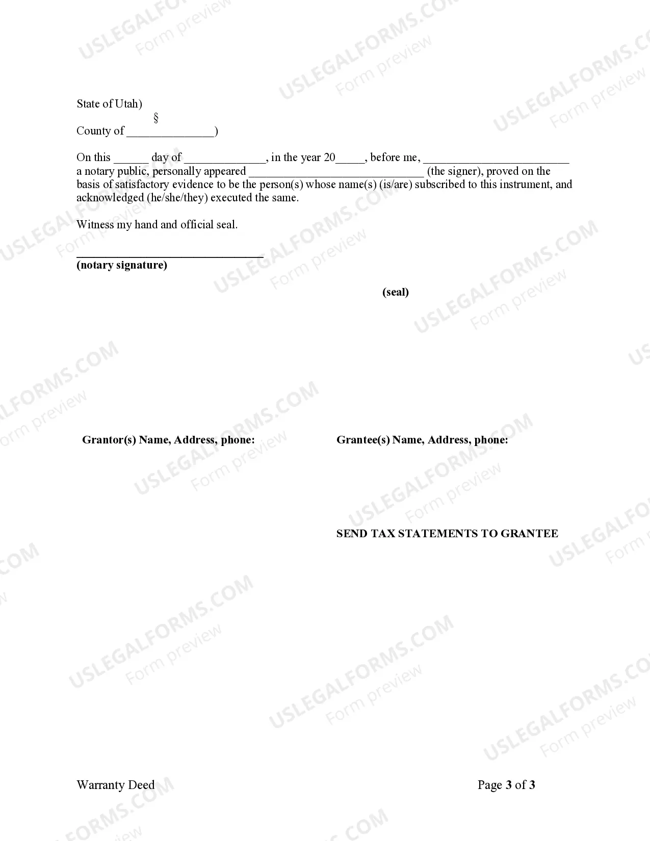 Preview Warranty Deed from Husband and Wife to Husband and Wife