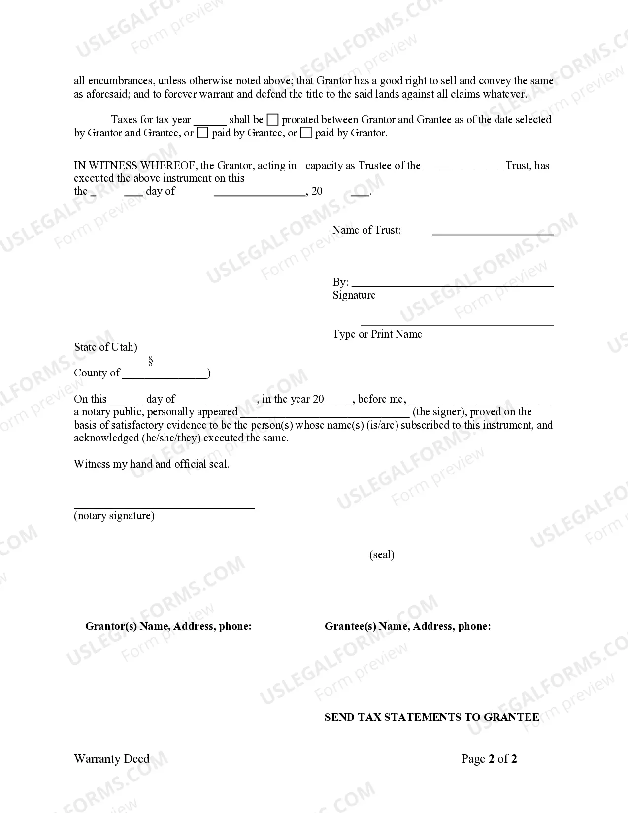 Preview Quitclaim Deed - Limited Liability Company to an Individual