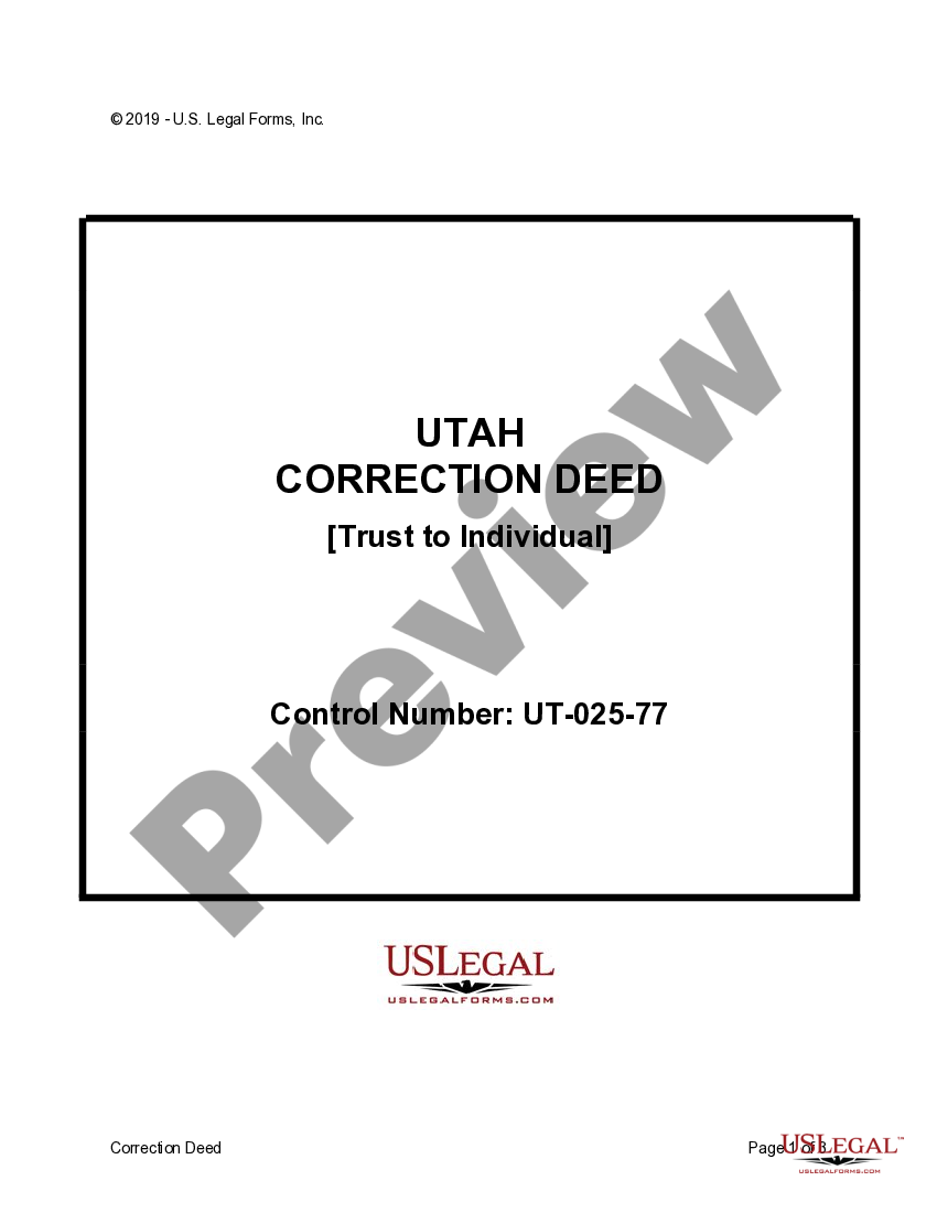 Utah Deed Of Trust US Legal Forms